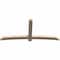 Ekena Millwork Bellingham Smooth Timber Gable Bracket, Douglas Fir, 96"W x 44"H x 3 1/2"D x 5 1/2"F, 11/12 Pitch GBW096X44X0406BEL00SDF - alternate 5